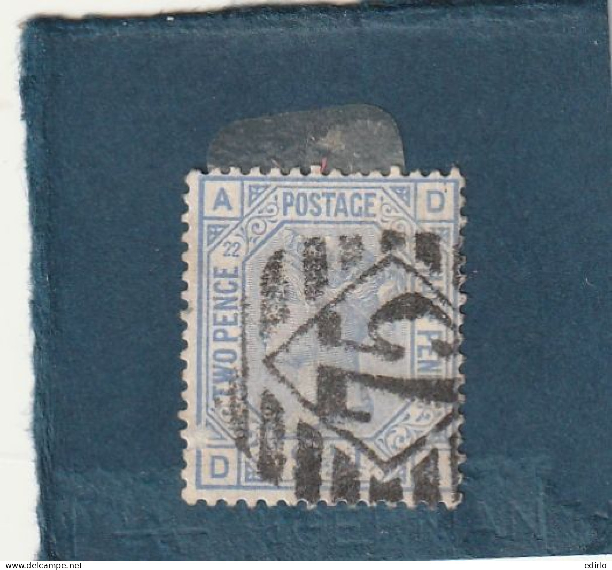 ///   ANGLETERRE ///     N°  57  ---  Outremer --  Côte 50€ - Oblitérés