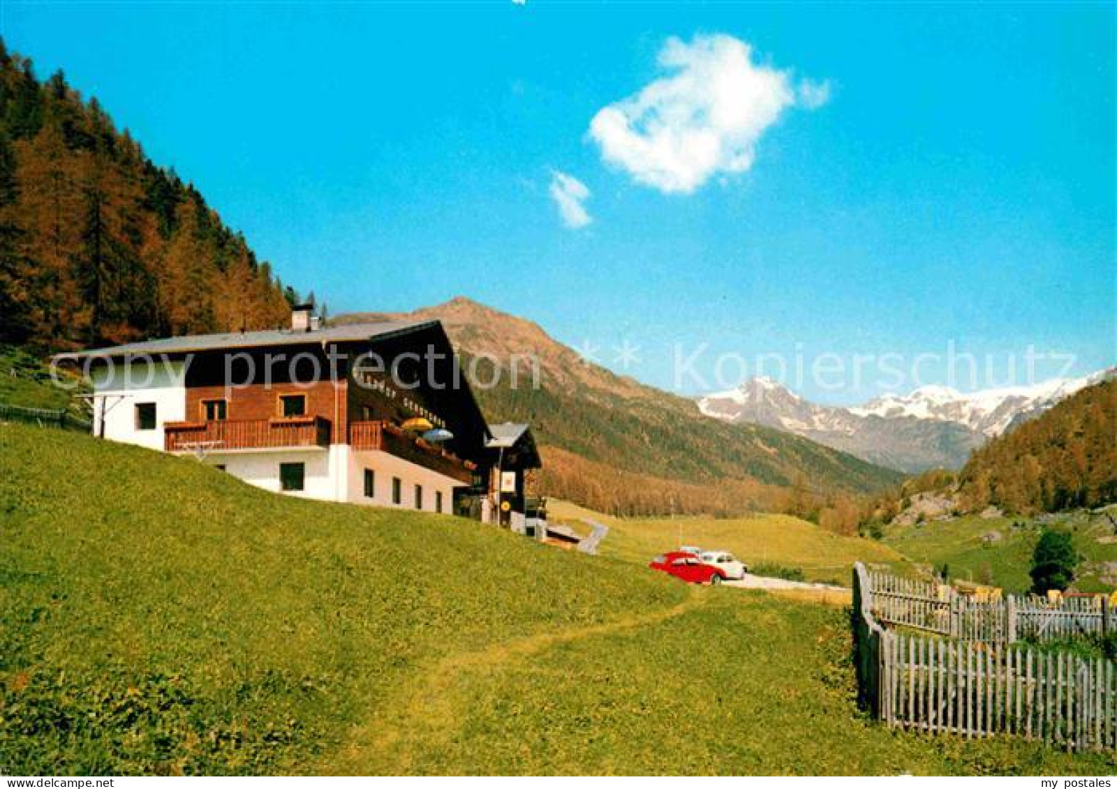 72783874 Kurzras Schnals Gasthof Gerstgras Schnalstal Alpenblick Schnals Bozen S - Altri & Non Classificati