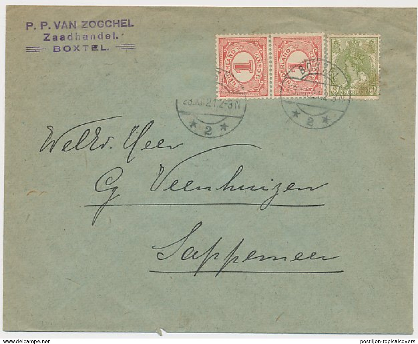 Firma Envelop Boxtel 1921 - Zaadhandel - Non Classés