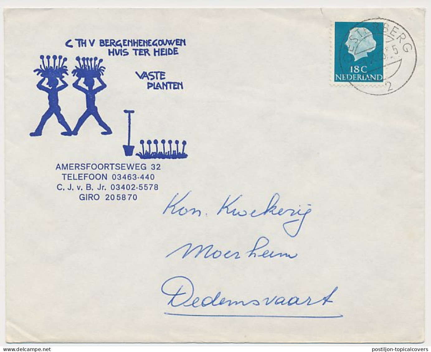 Firma Envelop Huis Ter Heide 1965 - Plantenkwekerij - Non Classificati