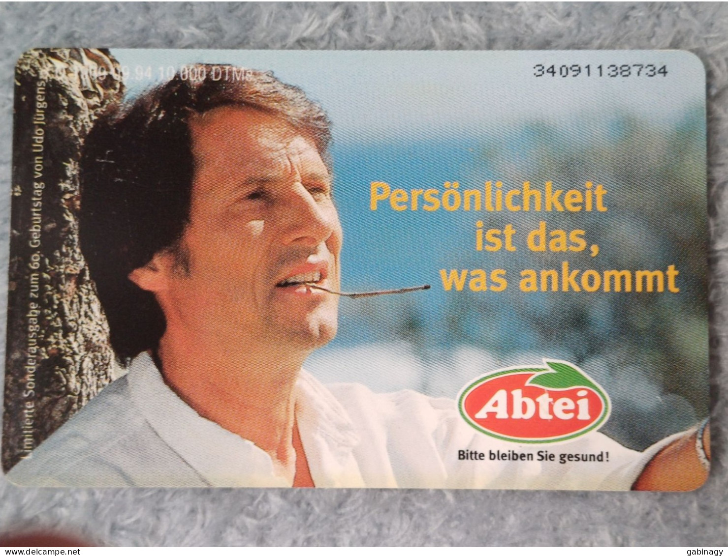 GERMANY-1189 - O 2206 - Abtei - Udo Jürgens - 10.000ex. - O-Reeksen : Klantenreeksen