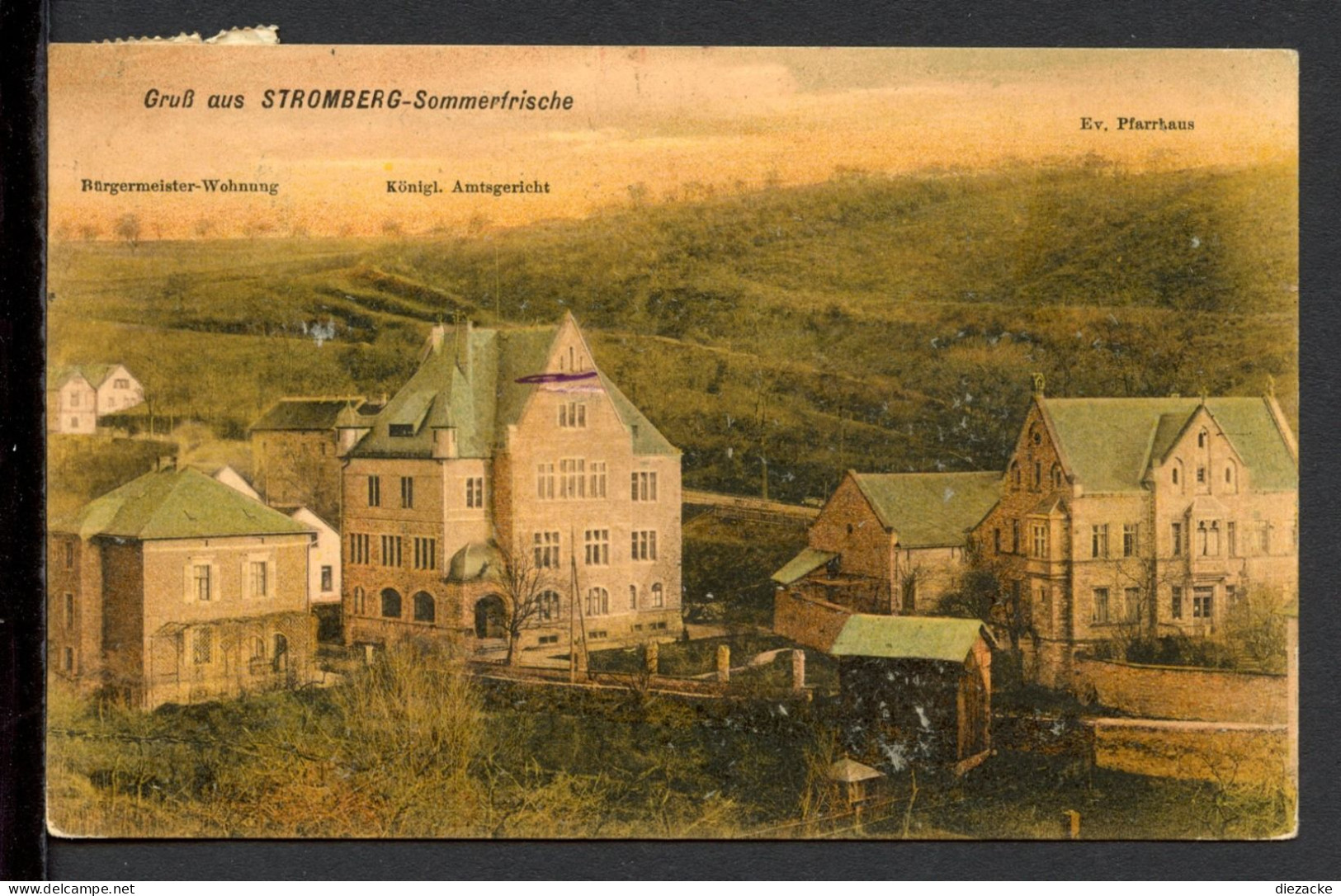 AK Stromberg/ Hunsrück 1901 Königliches Amtsgericht Etc. (PK0832 - Altri & Non Classificati