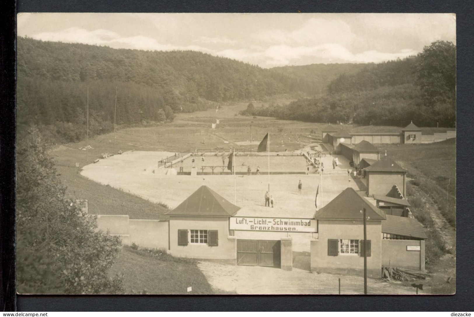 AK Grenzhausen/ Westerwald 1934 Luft-Licht-Schwimmbaf (PK0836 - Autres & Non Classés