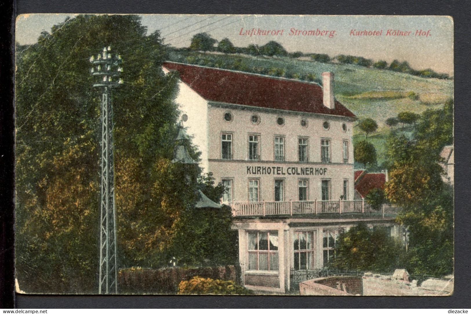 AK Stromberg/ Hunsrück 1918 Kurhotel Cölner Hof (PK0835 - Altri & Non Classificati