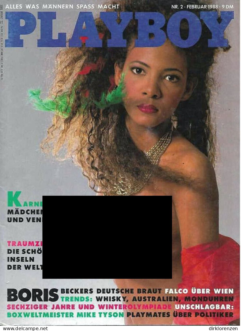 Playboy Magazine Germany 1988-02 Monica Andrea Silvia Do Santos - Non Classés