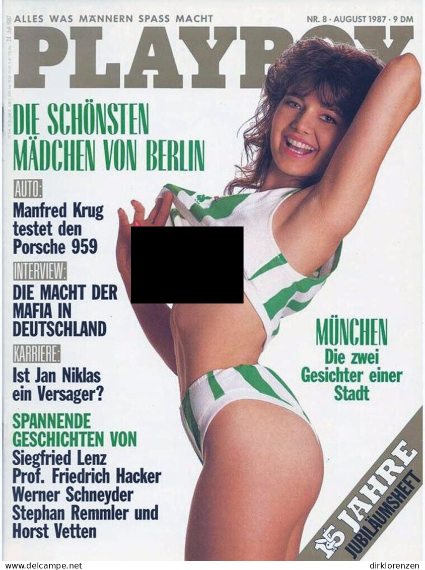 Playboy Magazine Germany 1987-08 Susanne Meyer - Non Classés