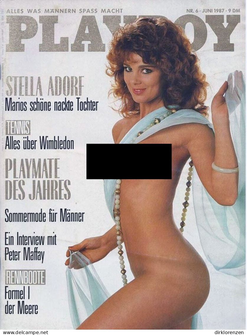Playboy Magazine Germany 1987-06 Stella Kobs - Non Classés