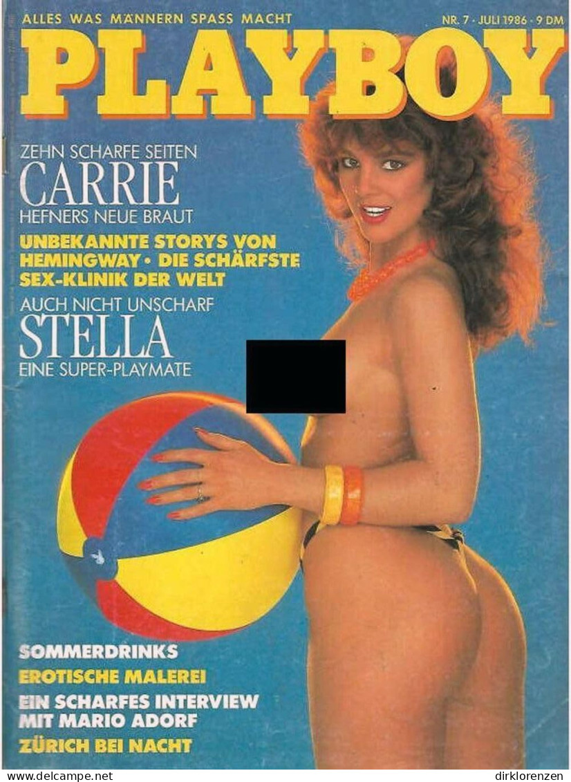 Playboy Magazine Germany 1986-07 Stella Kobs - Non Classés