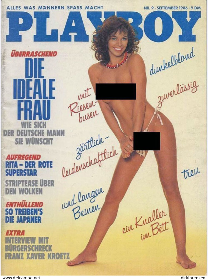 Playboy Magazine Germany 1986-09 Kerstin Wöstmann - Non Classés