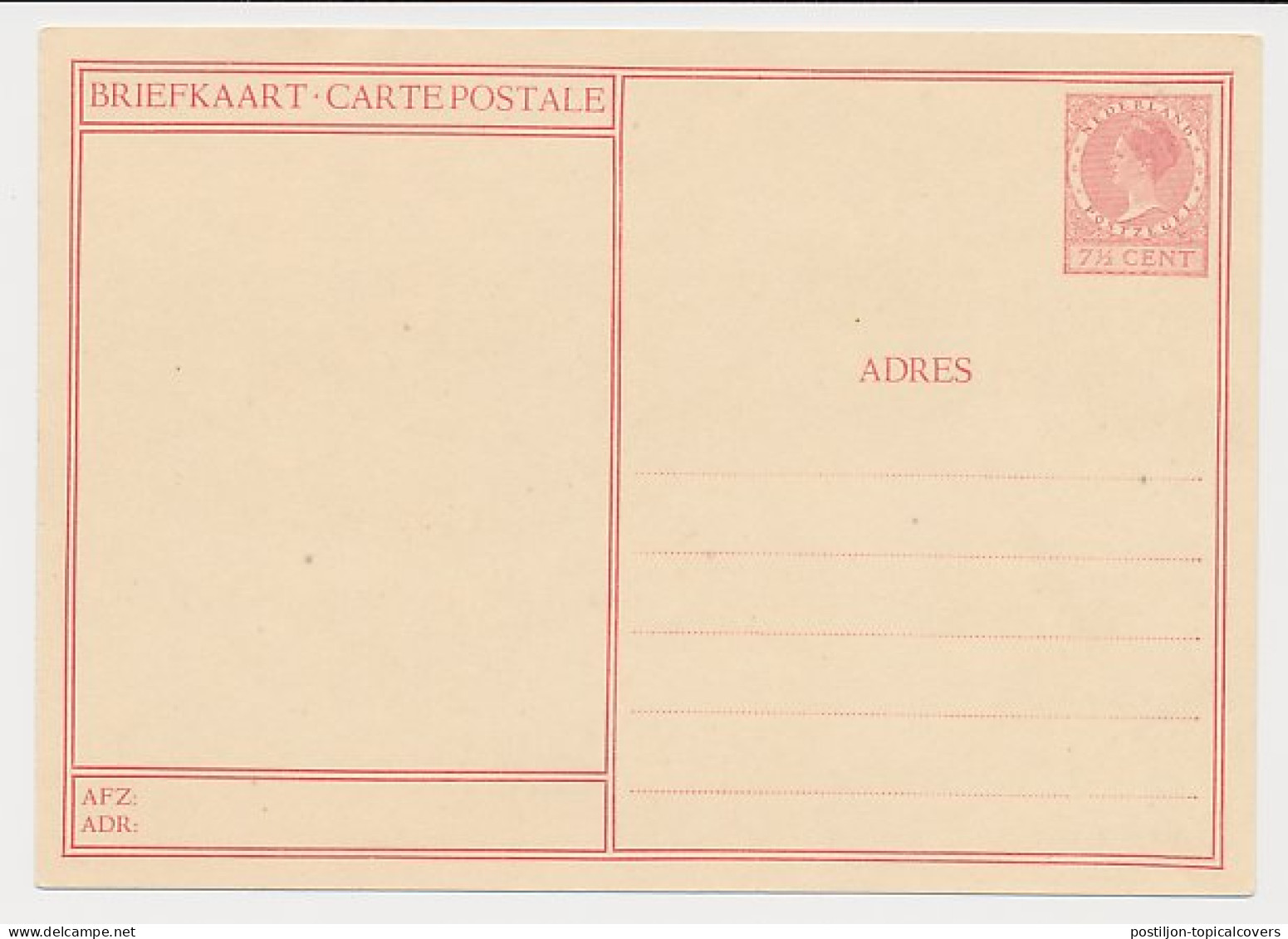 Briefkaart G. 227 E - Hillegersberg - Ganzsachen