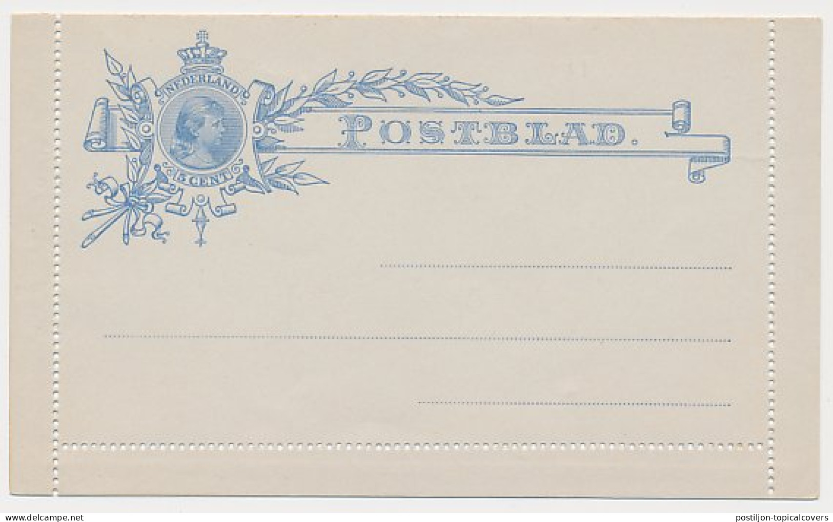 Postblad G. 5 Y - Postal Stationery
