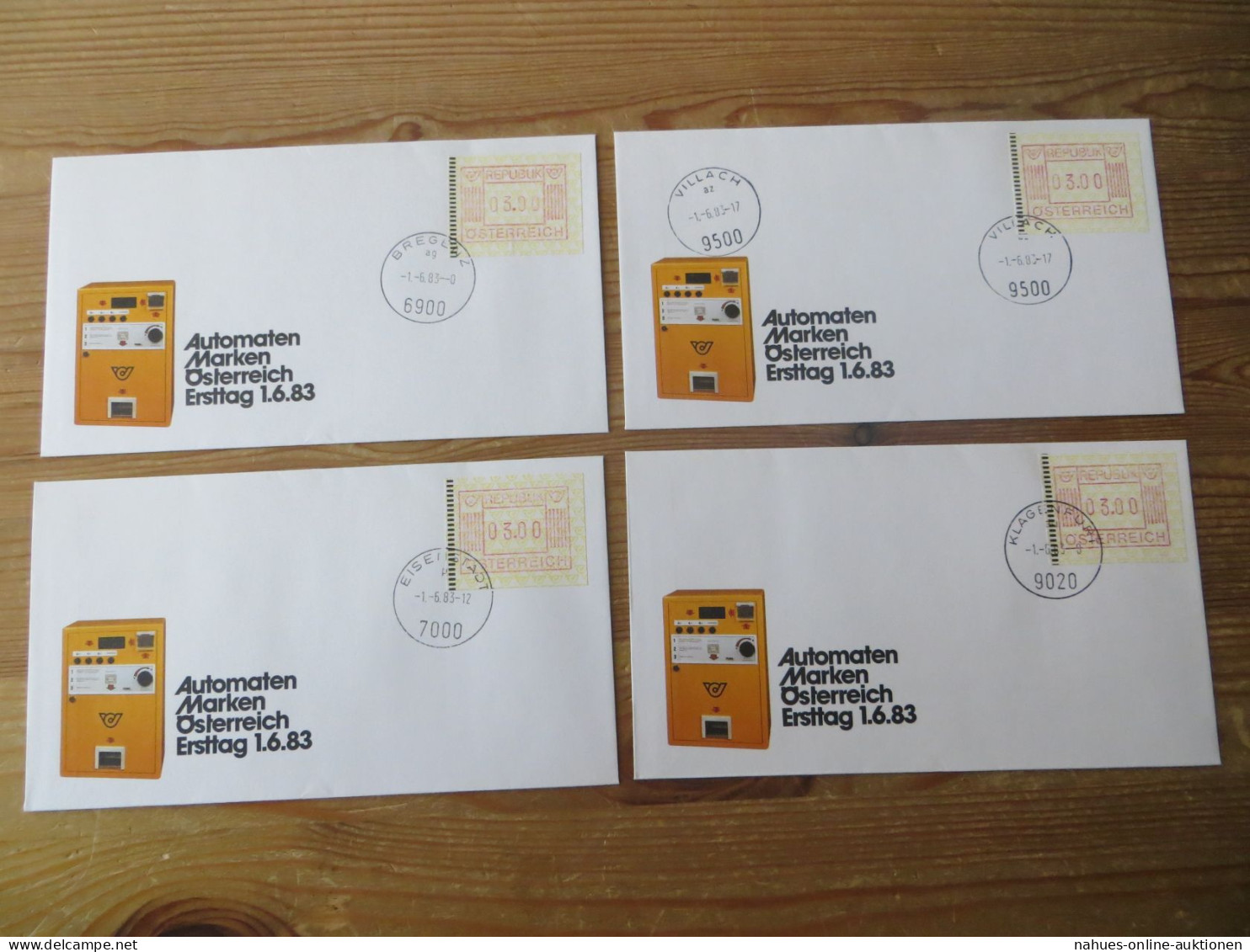 Österreich ATM Automatenmarken Lot Von 26 Briefen Als FDC Div. Festpreis 75,00 - Cartas & Documentos