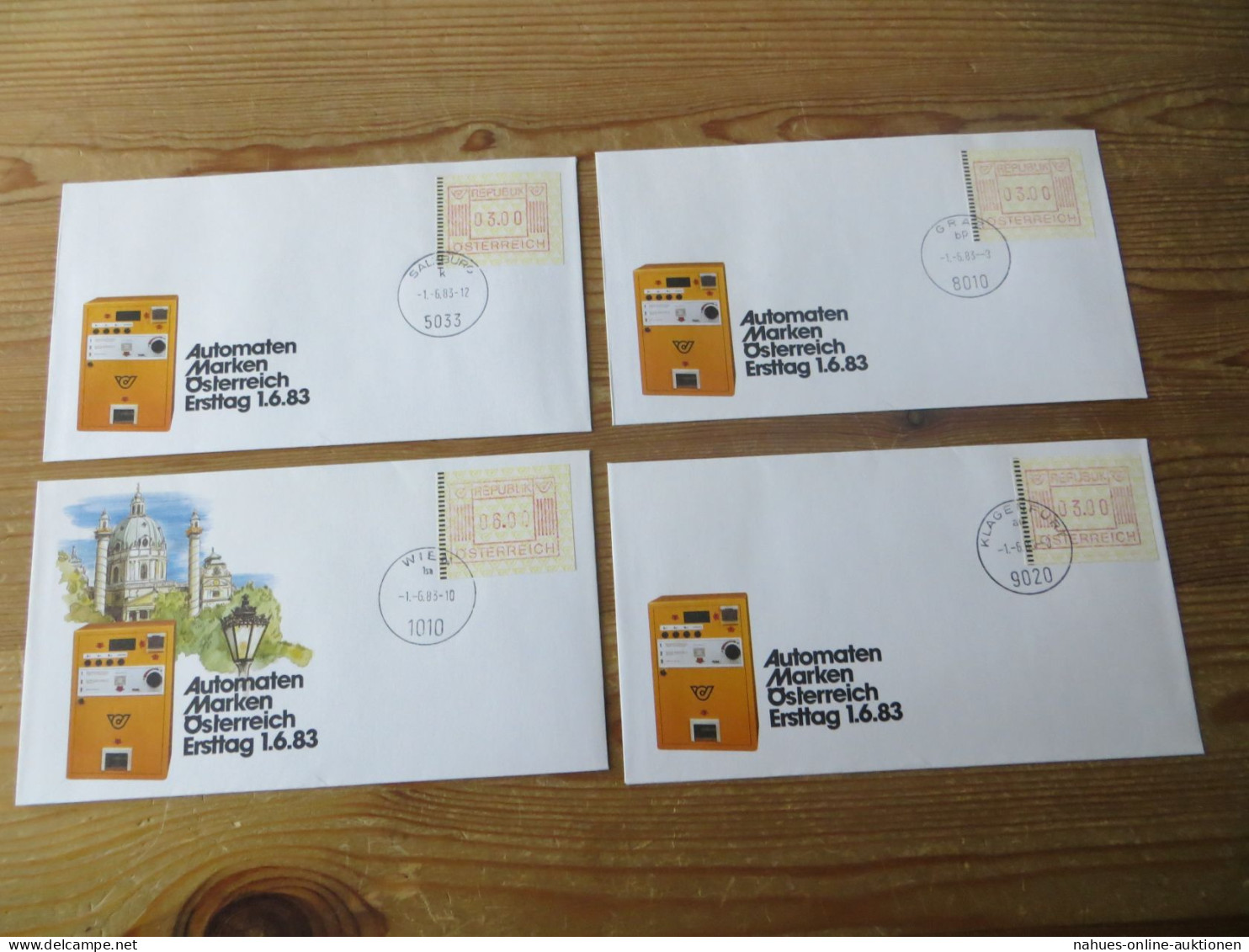 Österreich ATM Automatenmarken Lot Von 26 Briefen Als FDC Div. Festpreis 75,00 - Cartas & Documentos