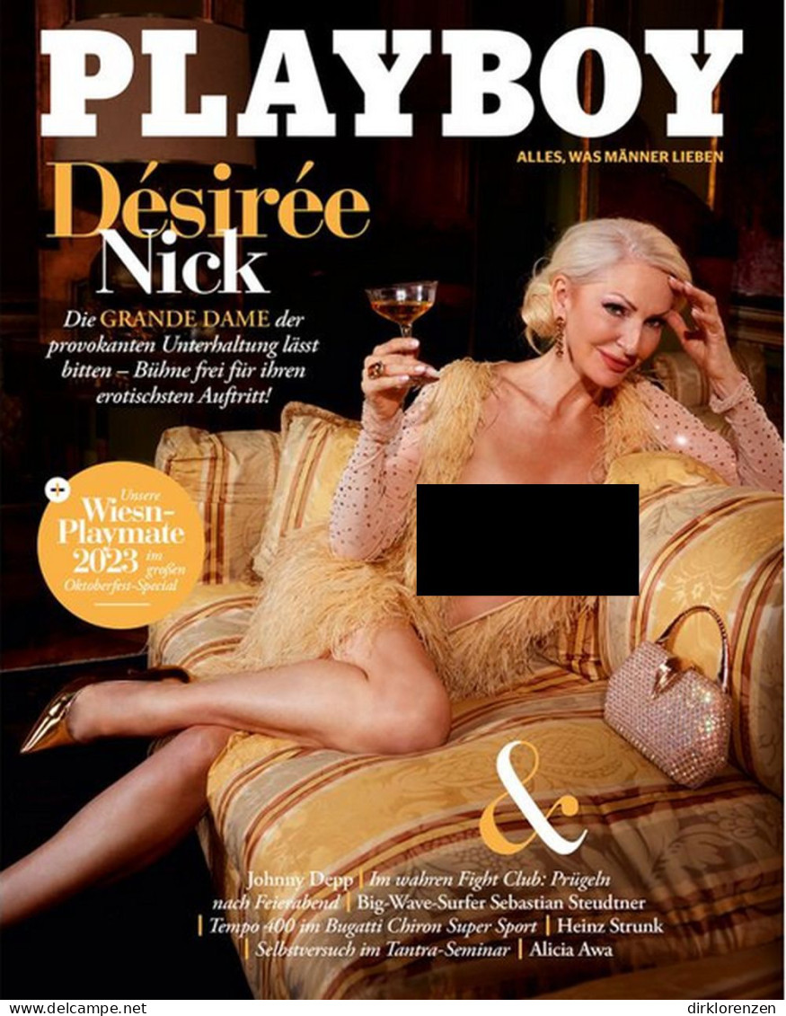 Playboy Magazine Germany 2023-10 Desiree Nick Johnny Depp Alicia Awa - Zonder Classificatie