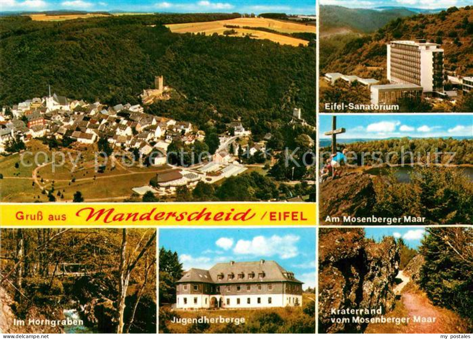 72783485 Manderscheid Eifel Fliegeraufnahme Eifel Sanatorium Im Horngraben Jugen - Manderscheid