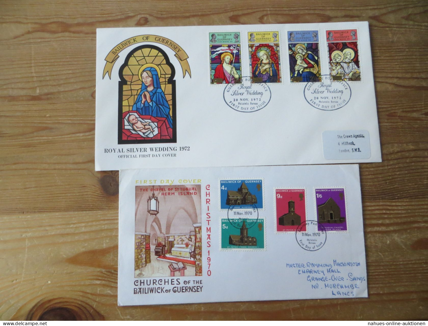 Großbritannien Guernsey Kanalinsel Schöne Briefe Sammlung Mit Festpreis 60,00 - Guernsey