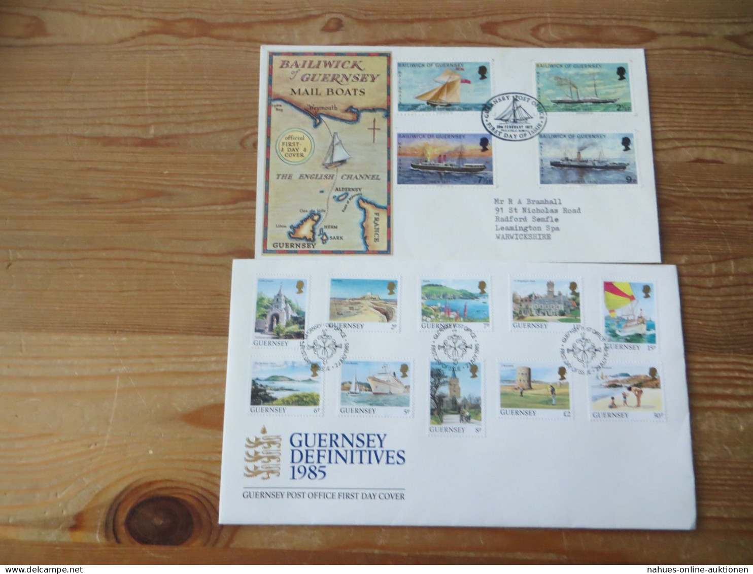 Großbritannien Guernsey Kanalinsel schöne Briefe Sammlung mit Festpreis 60,00