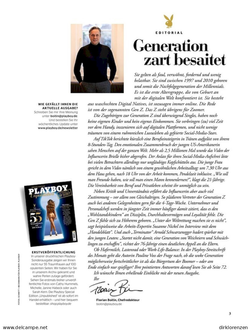 Playboy Magazine Germany 2024-04 Aneta Sablik Rod Stewart - Ohne Zuordnung