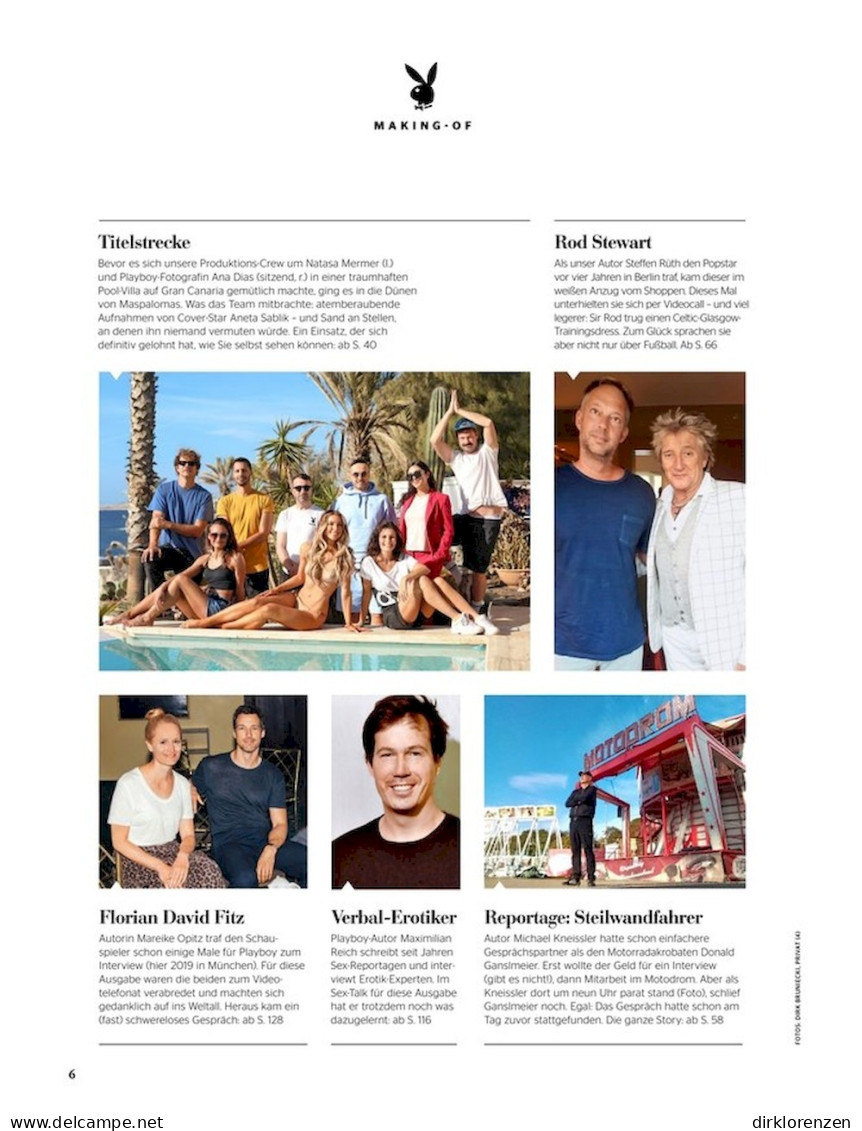 Playboy Magazine Germany 2024-04 Aneta Sablik Rod Stewart