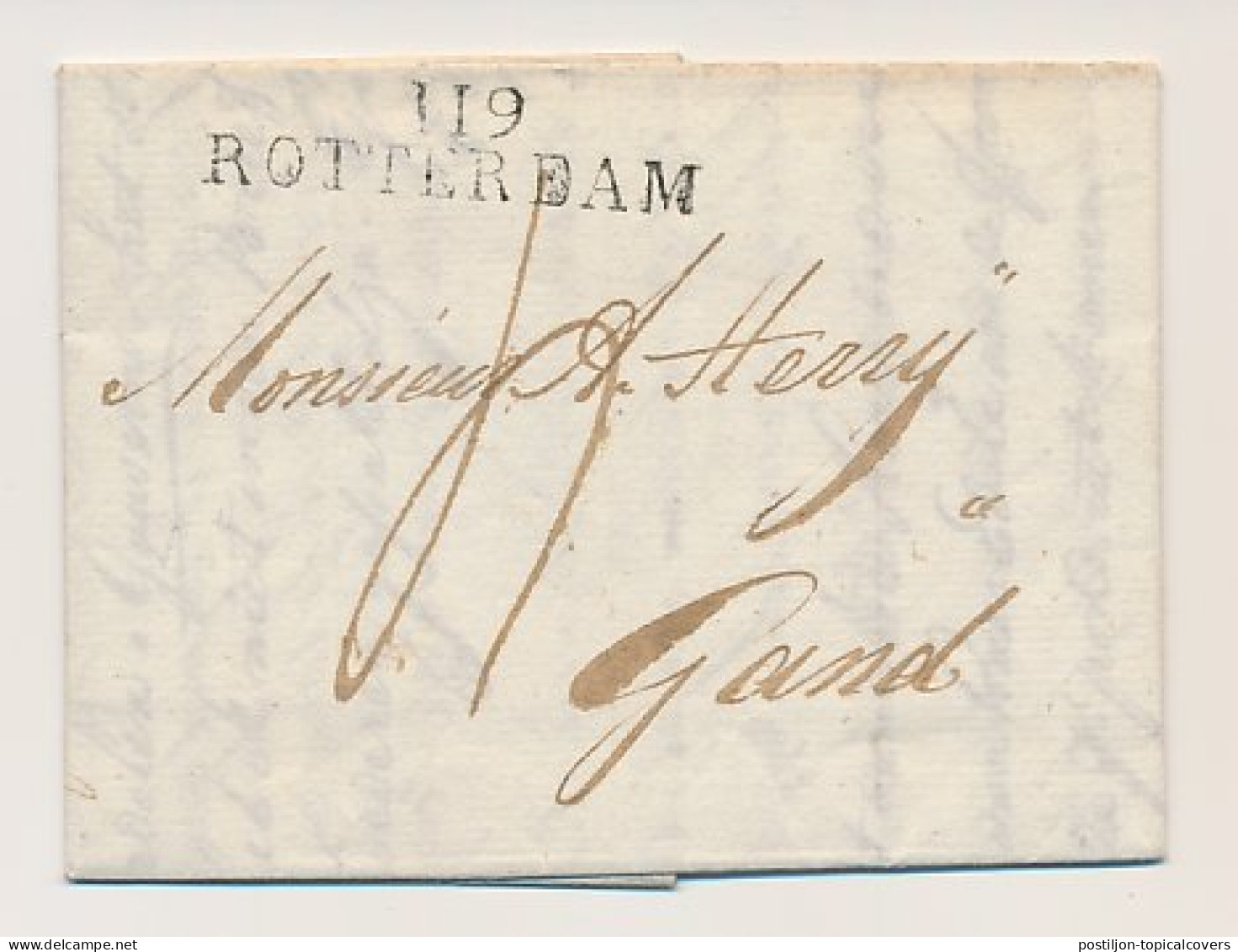 119 ROTTERDAM - Gand 1811 - ...-1852 Voorlopers