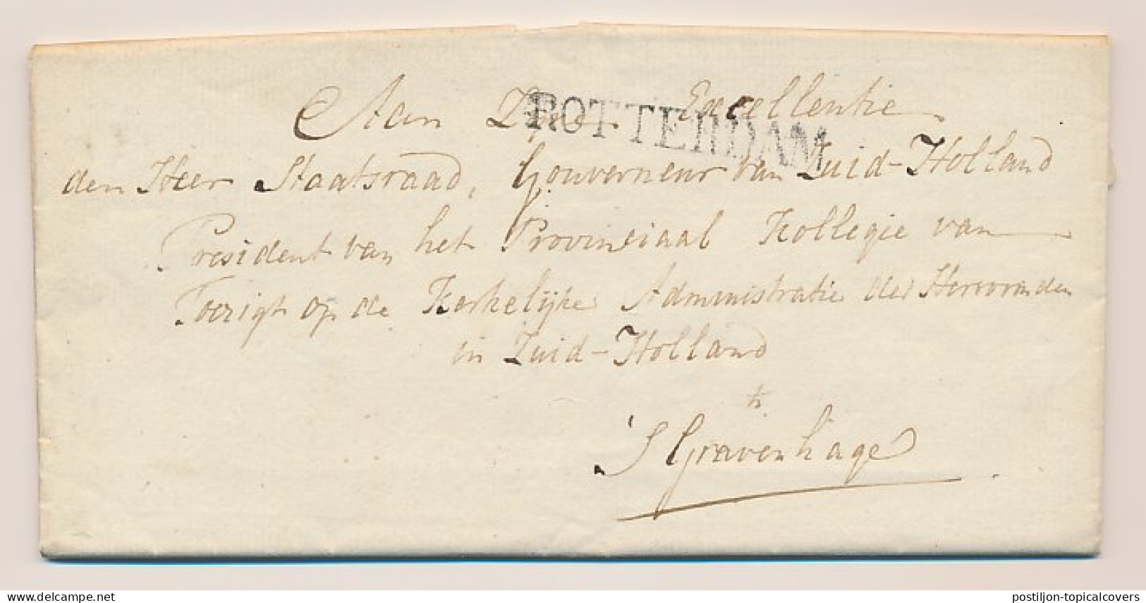 Nieuwerkerk Aan Den IJssel - ROTTERDAM - S Gravenhage 1825 - ...-1852 Prephilately