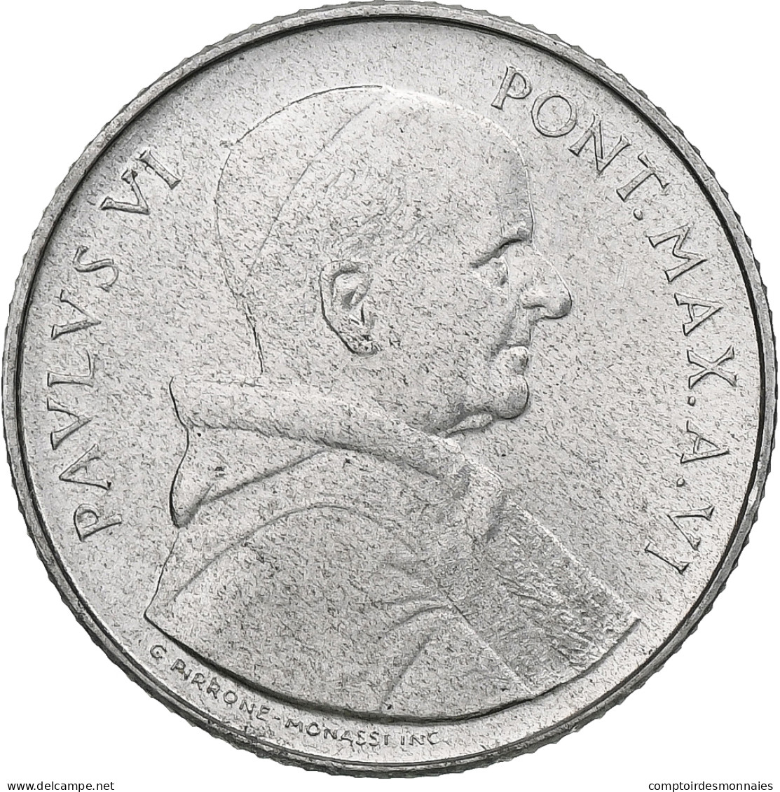 Vatican, Paul VI, 2 Lire, 1968 (Anno VI), Rome, Aluminium, SPL+, KM:101 - Vatican