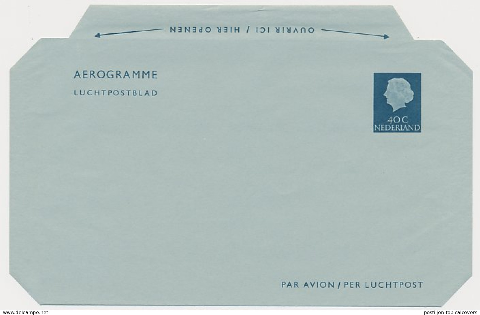 Luchtpostblad G. 16 - Postal Stationery