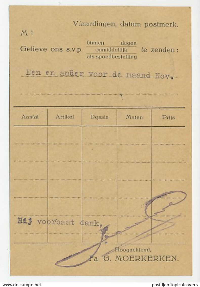 Firma Briefkaart Vlaardingen 1947 - Non Classés