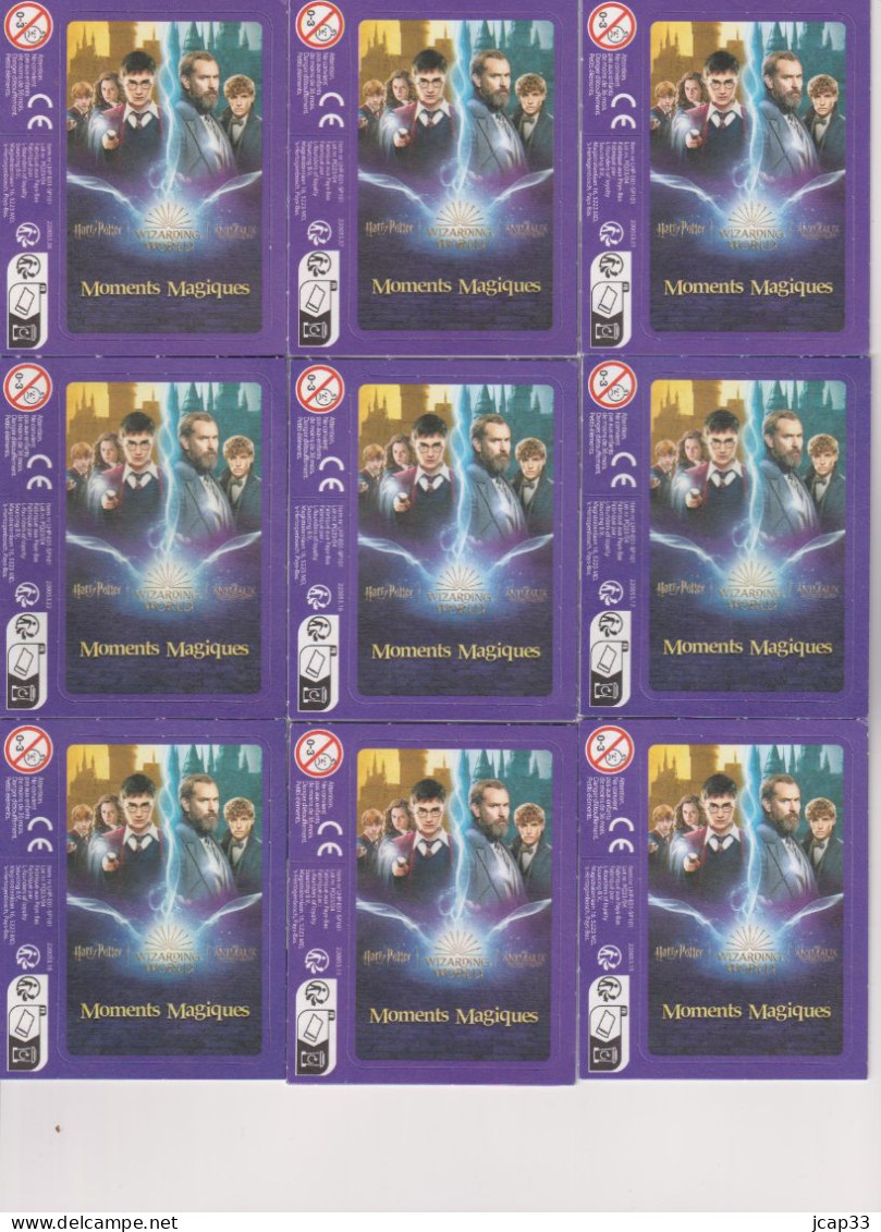 LOT DE 16 PAQUETS DE VIGNETTES HARRY POTTER  -  Moments Magiques  -  SUPER U  - - Andere & Zonder Classificatie