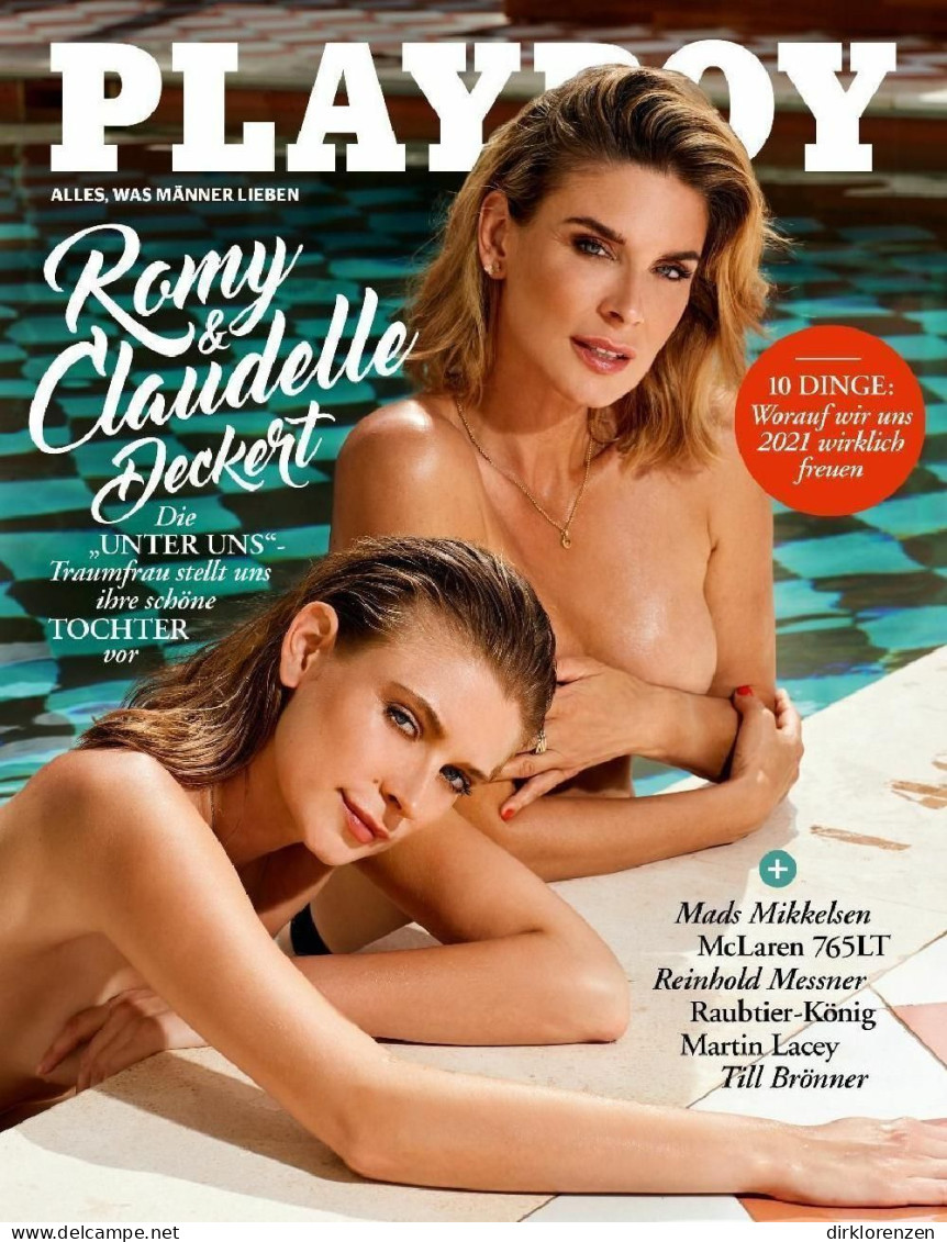 Playboy Magazine Germany 2021-02 Romy & Claudelle Deckert  - Zonder Classificatie