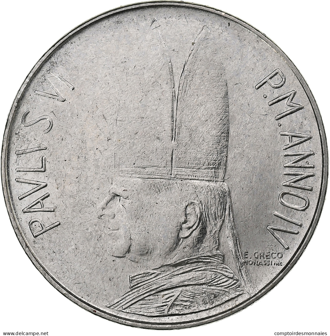 Vatican, Paul VI, 100 Lire, 1966 - Anno IV, Rome, Acier Inoxydable, SPL+, KM:90 - Vaticaanstad