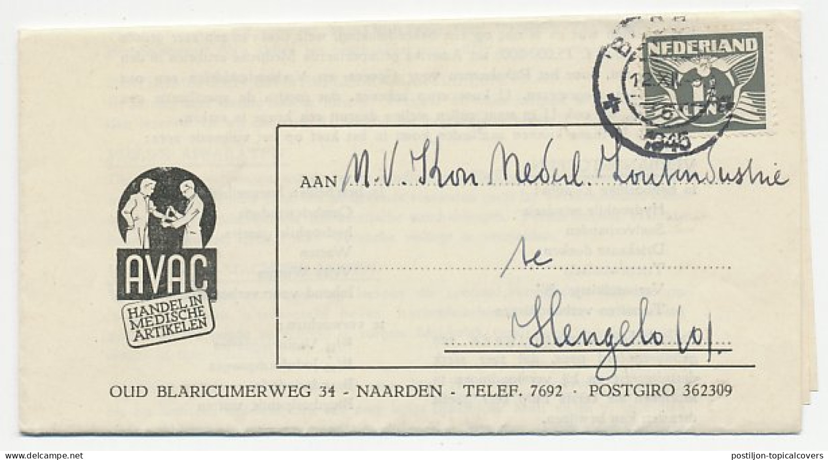 Firma Drukwerk Naarden 1945 - Medische Artikelen - Non Classés