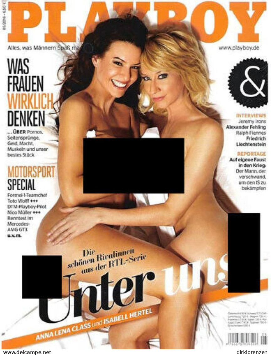 Playboy Magazine Germany 2016-05 Anna Lena Class Isabell Hertel - Zonder Classificatie