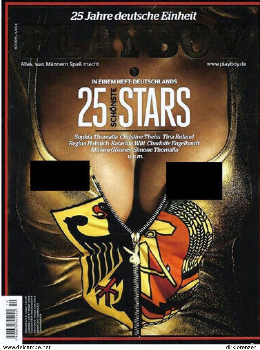 Playboy Magazine Germany 2015-10 German Stars Katarina Witt Tina Ruland - Unclassified