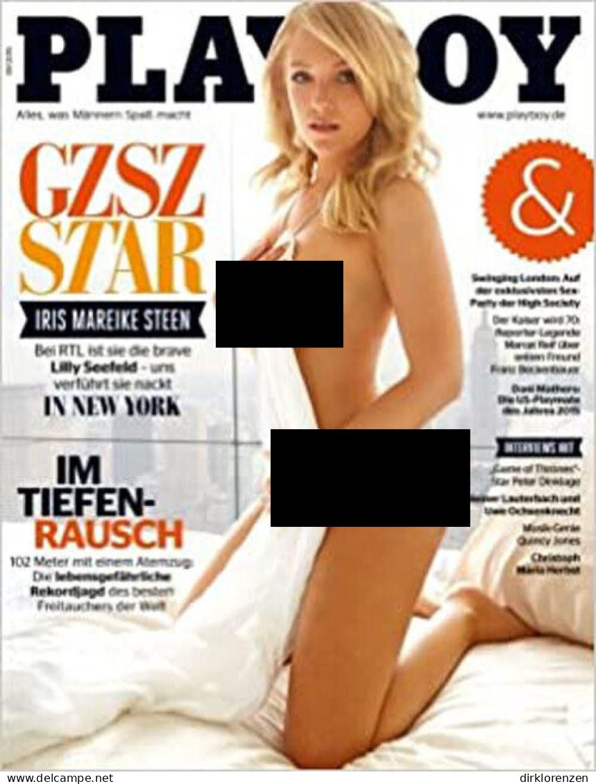 Playboy Magazine Germany 2015-09 Iris Mareike Steen - Zonder Classificatie
