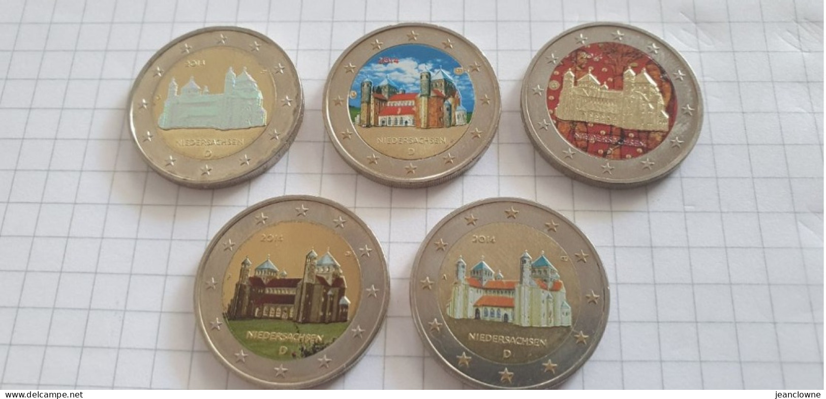 2 € COLORISEE ALLEMAGNE 2014 - BASSE SAXE EGLISE SAINT MICHEL - Duitsland