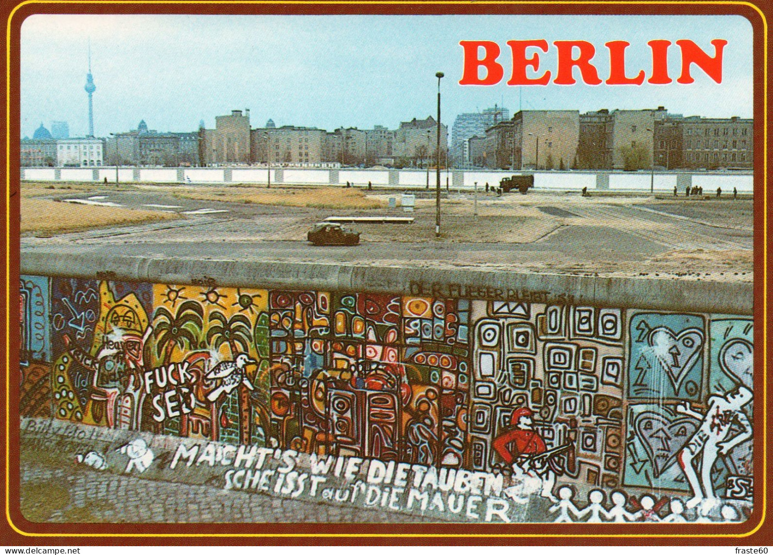Berlin - Postdamer Platz - Muro Di Berlino