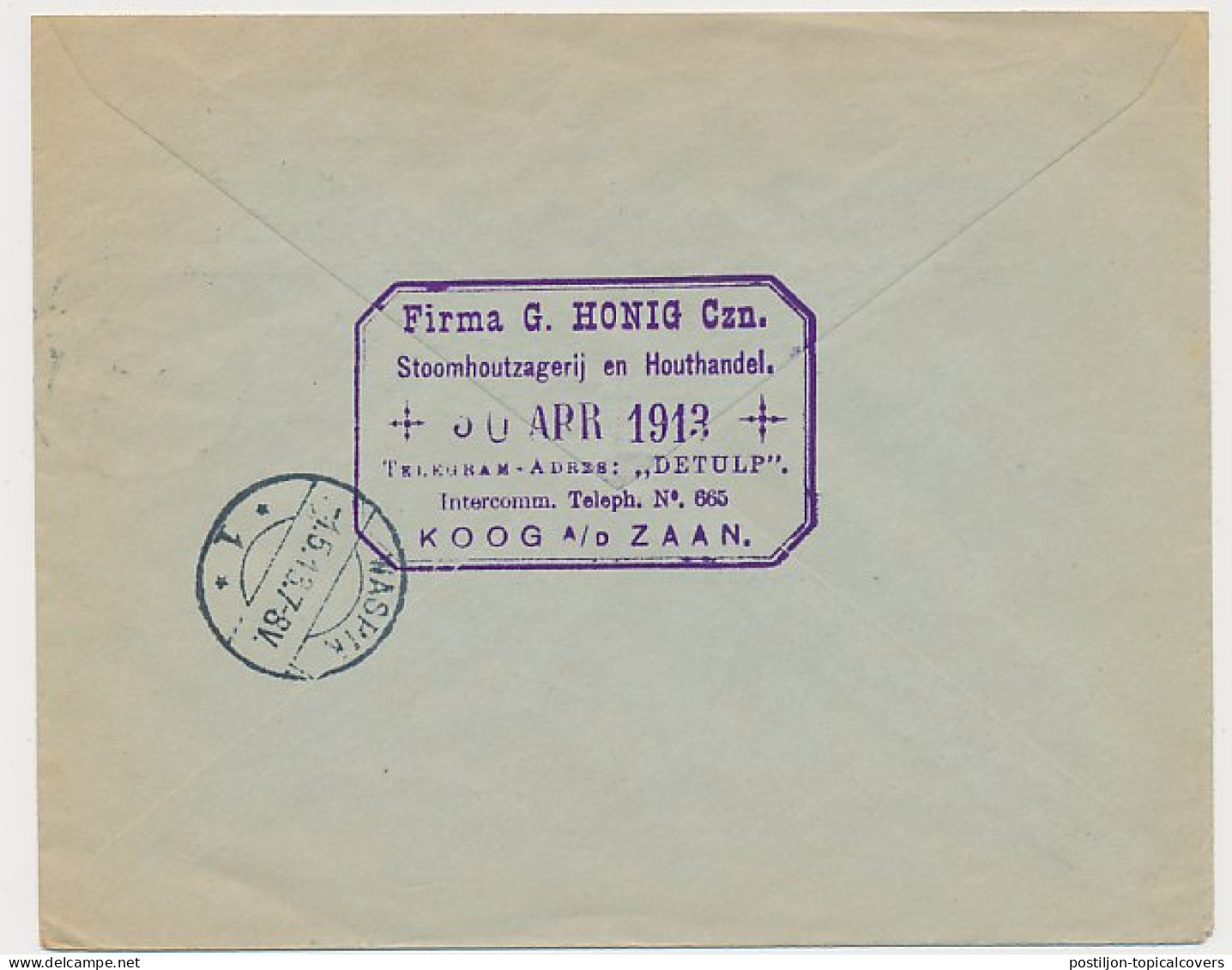 Firma Envelop Koog A/d Zaan 1913 - Houthandel - Non Classificati