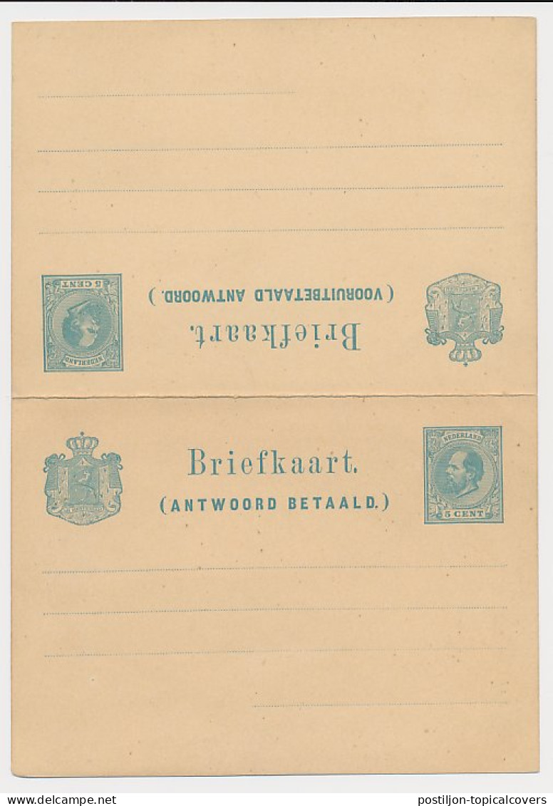 Briefkaart G. 17 - Postwaardestukken