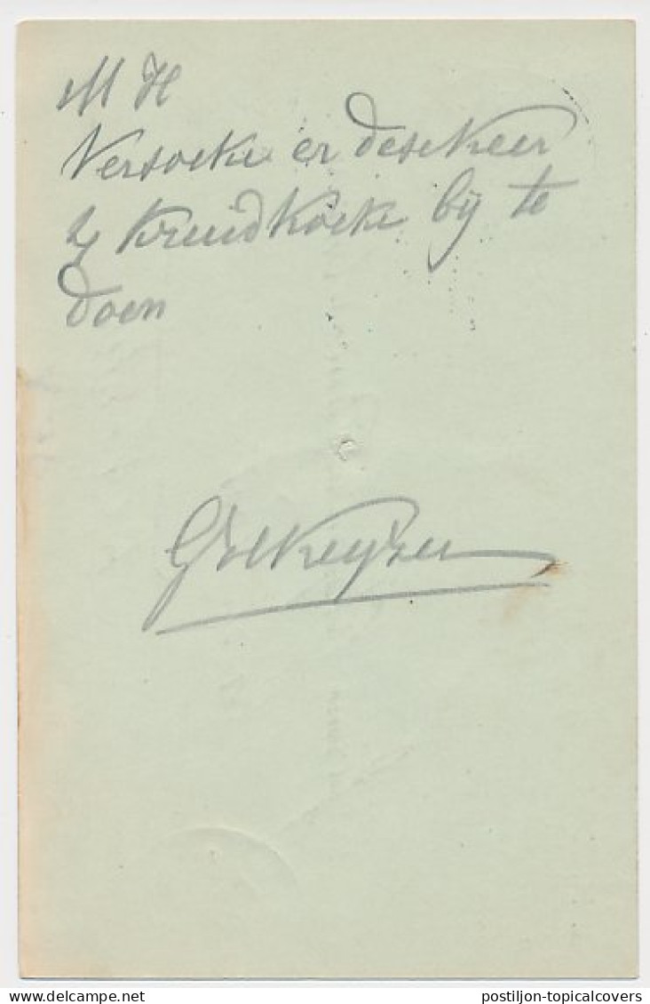 Firma Briefkaart Kampen 1913 - Aardappelen - Kaas - Fruit - Zonder Classificatie