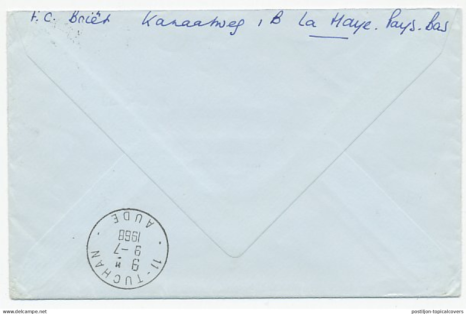 Em. Zomer 1968 Den Haag - Frankrijk - Poste Restante - Unclassified