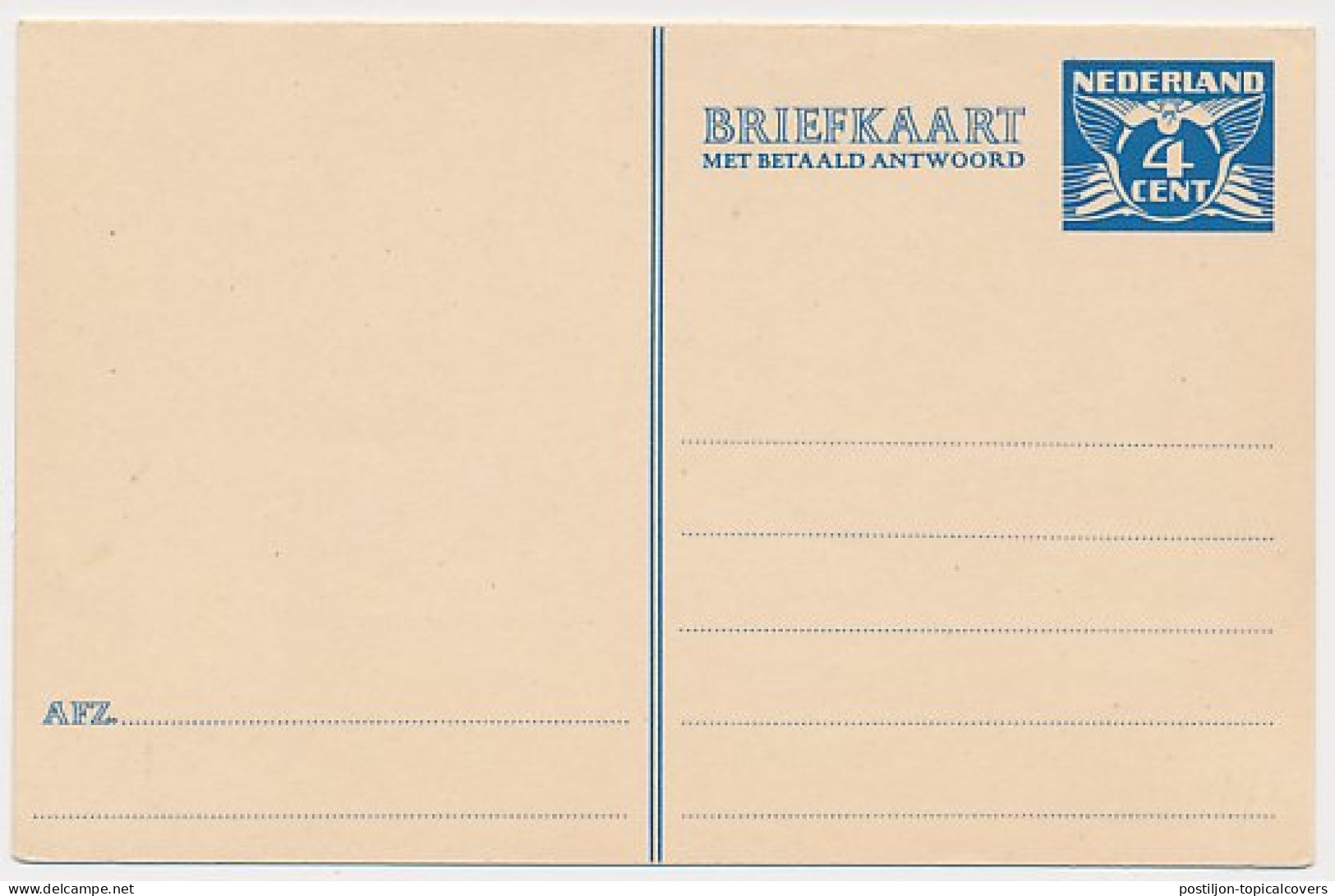 Briefkaart G. 270 - Postwaardestukken