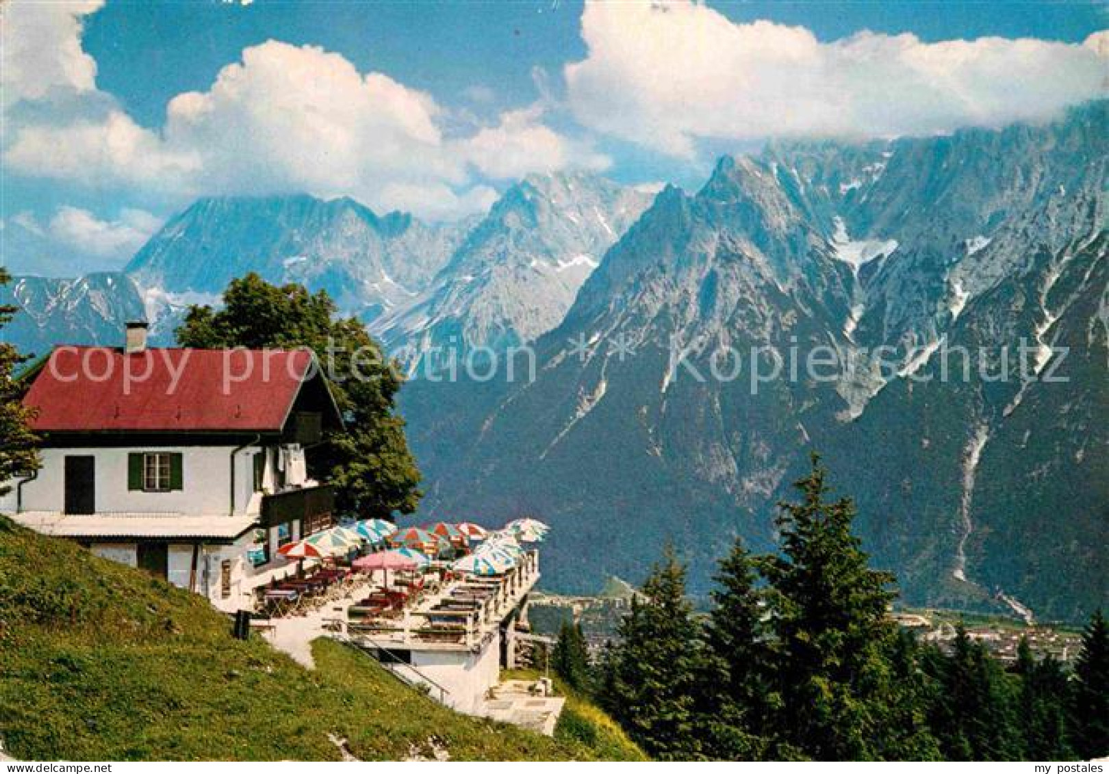 72783389 Mittenwald Bayern Kranzberghaus Gegen Karwendelgebirge Mittenwald - Mittenwald