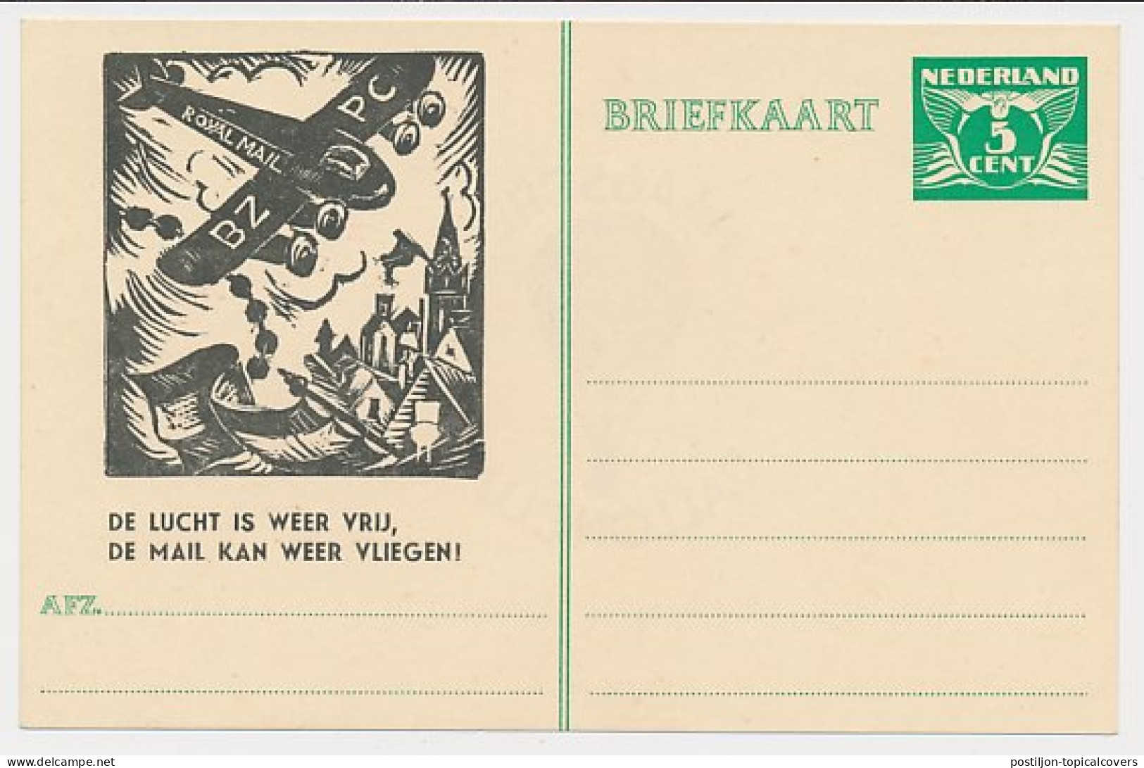 Particuliere Briefkaart Geuzendam FIL18 - Postwaardestukken