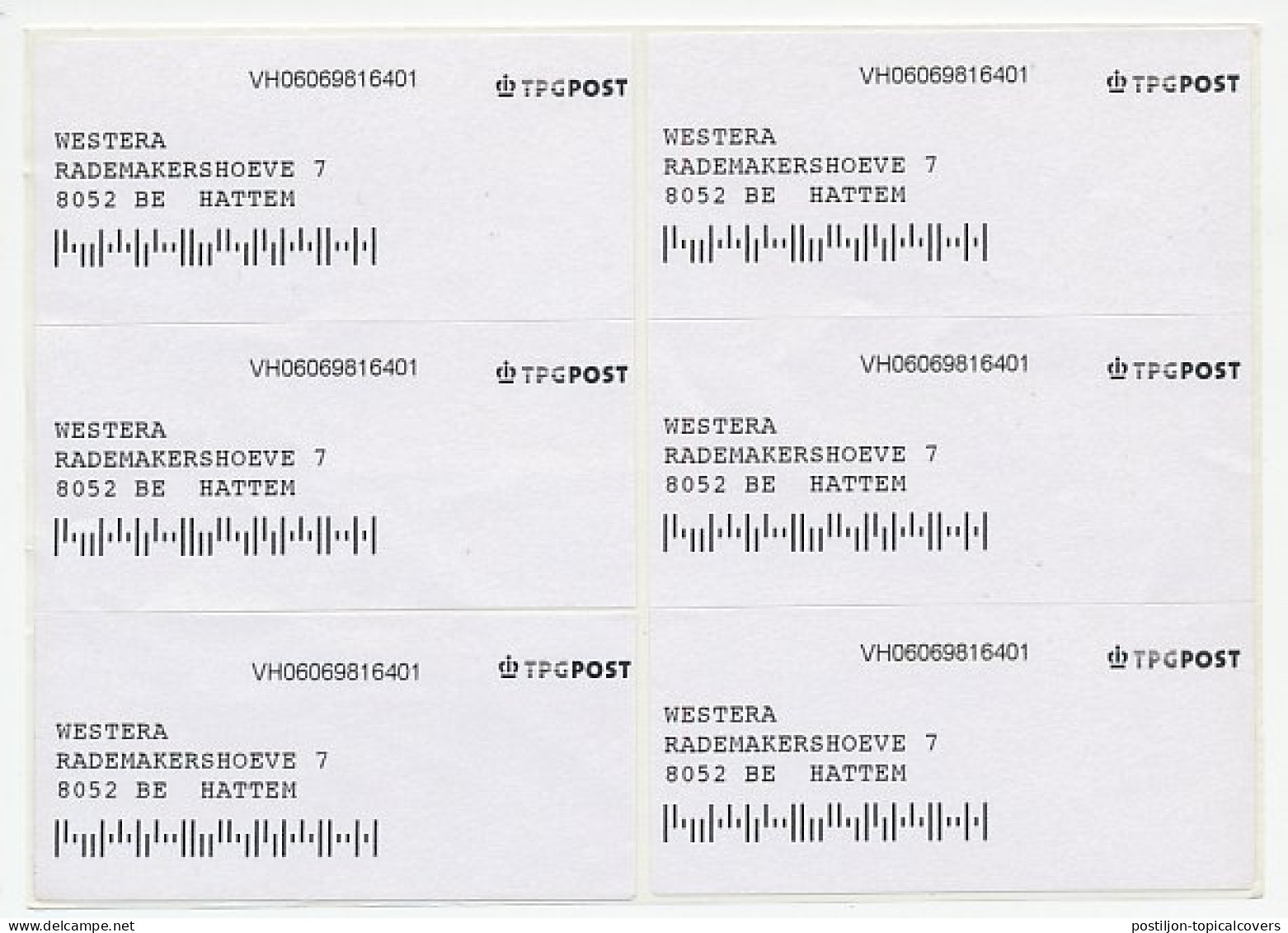 Hattem 2006 - Attentiekaart Verhuisservice - Unclassified