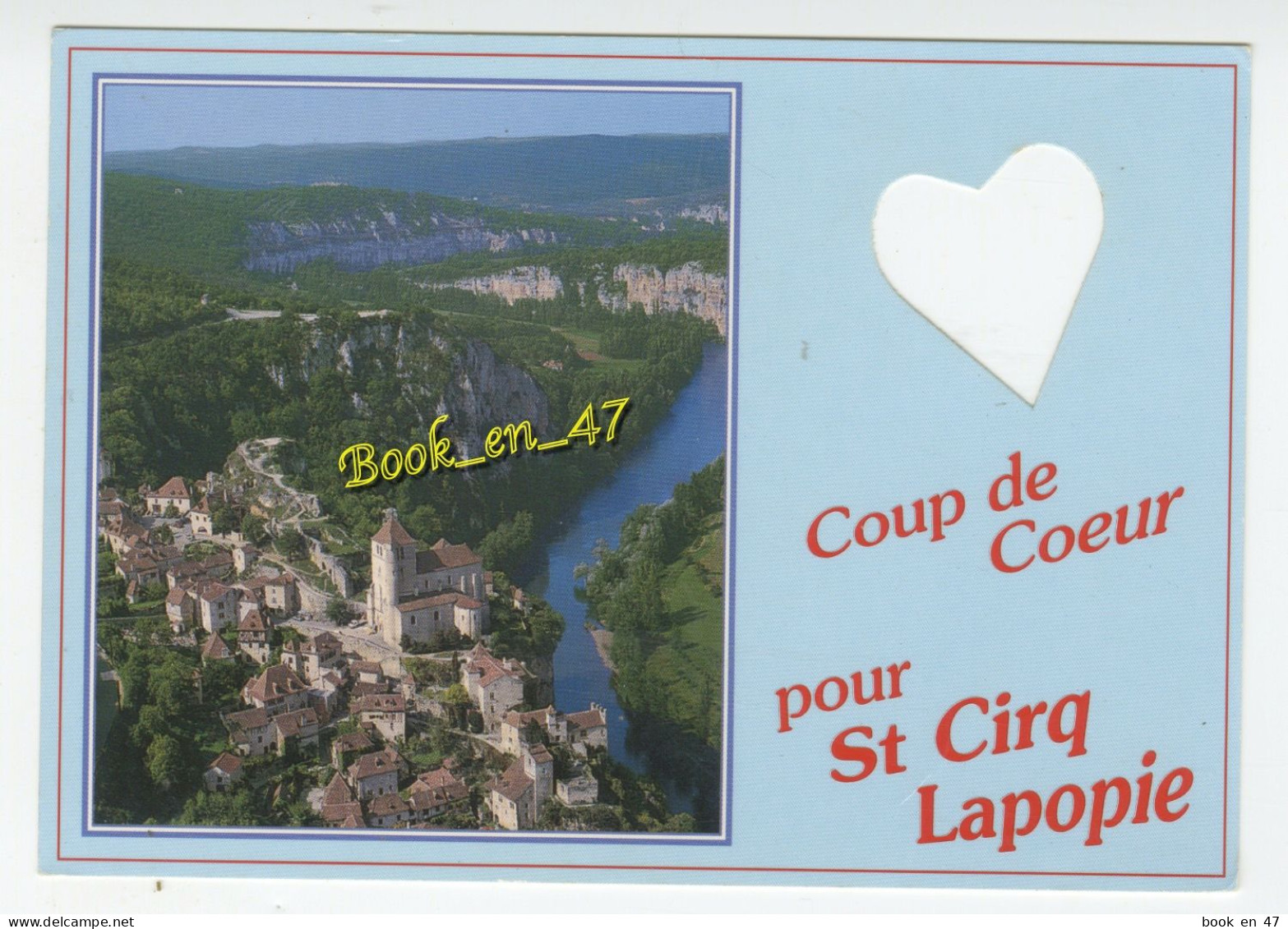 {92045} 46 Lot Saint Cirq Lapopie , Perché Sur Une Falaise Dominant Le Lot , Ce Magnifique Village Est Un Site Classé - Saint-Cirq-Lapopie