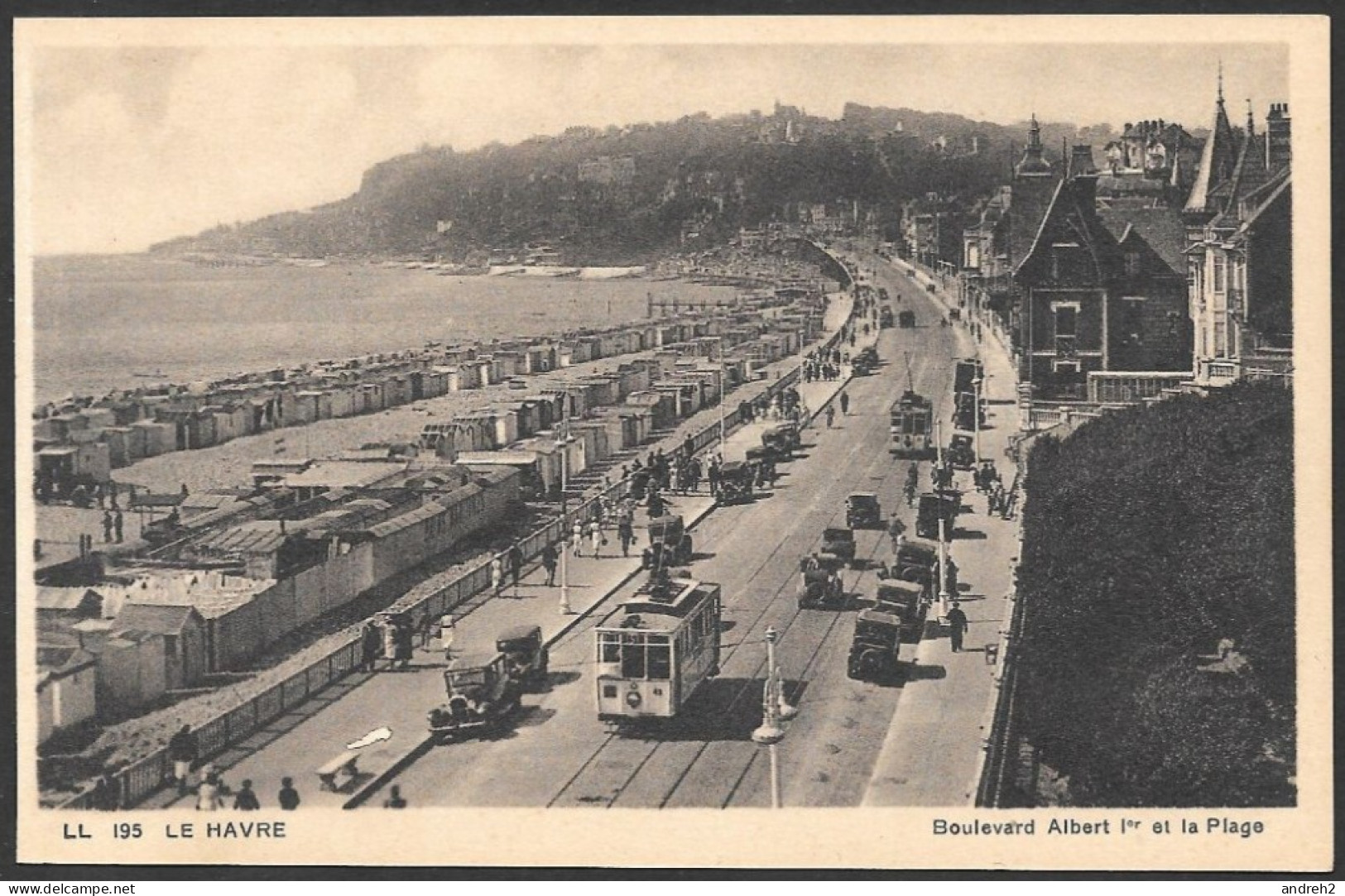 Le Havre  France - C.P.A.  No: LL 195 - Boulevard Albert 1er Et La Plage - Art Photomécaniques - Non Classificati