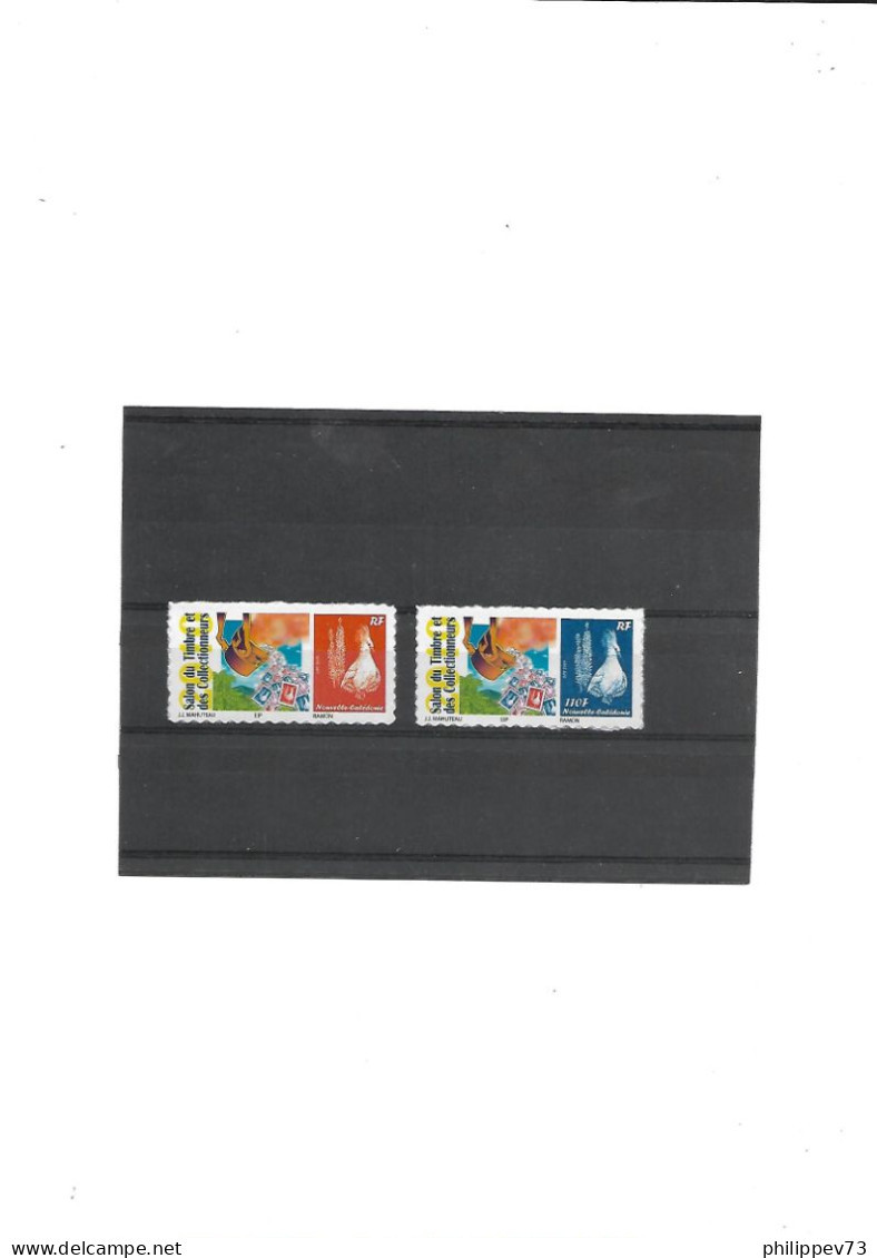 Nouvelle-Calédonie Timbres Personnalisés Cagou OPT Année 2010 N°1100A-1100B  N** - Neufs