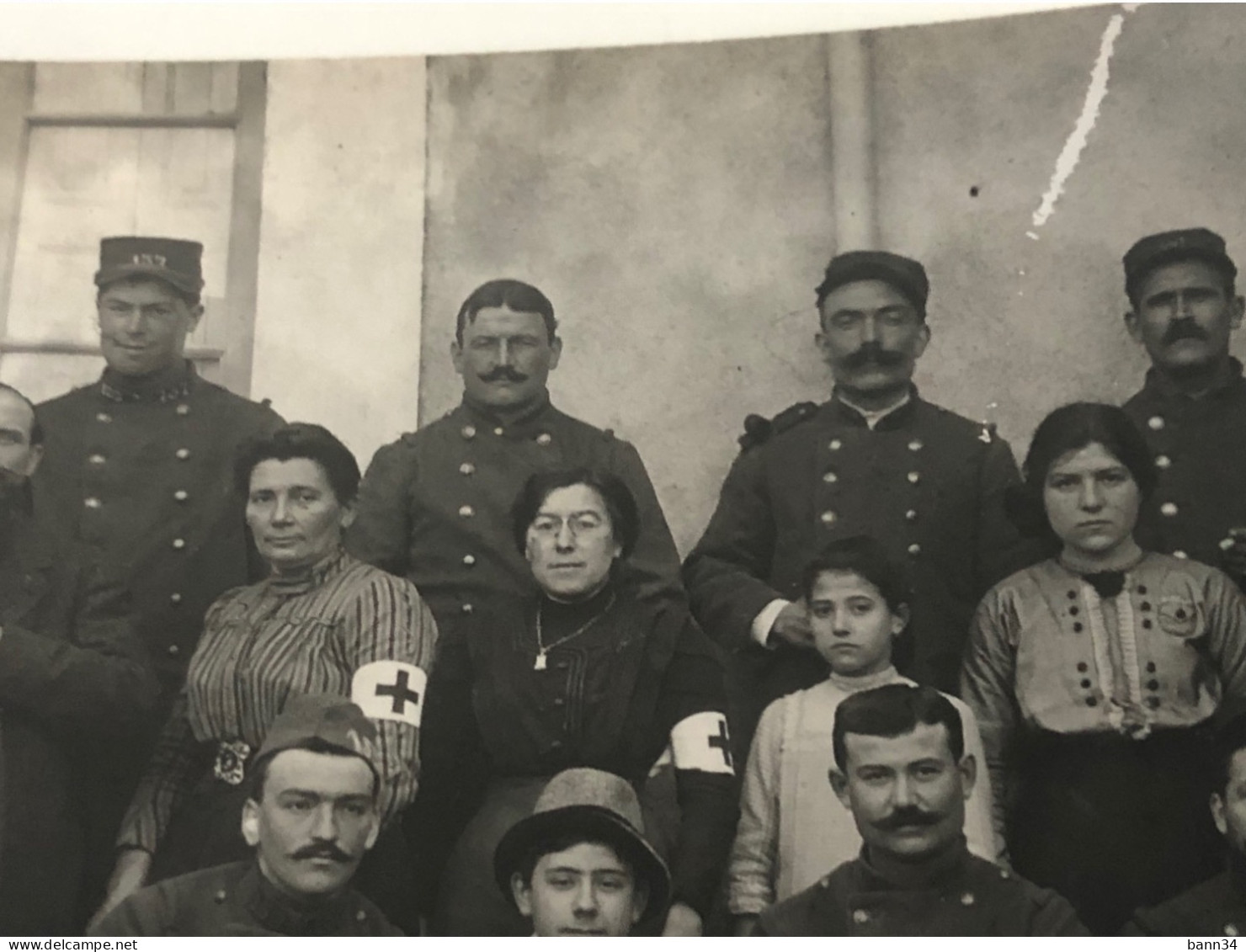 Lot 4 Cpa Carte Photo 1914 Aude Hôpital De Sallèles D Aude Guerre Poilu Infirmière - Salleles D'Aude