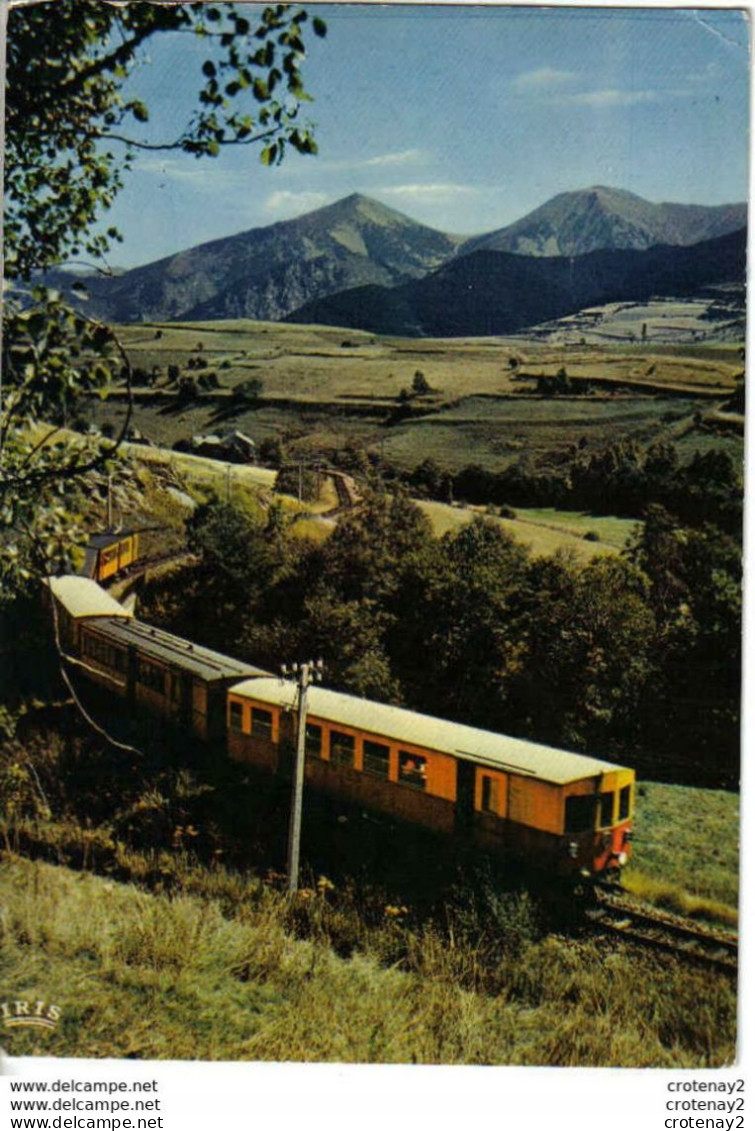 66 CERDAGNE Le PETIT TRAIN JAUNE SNCF De Villefranche De Conflent à La Tour De Carol Postée De Prades En 1978 - Prades